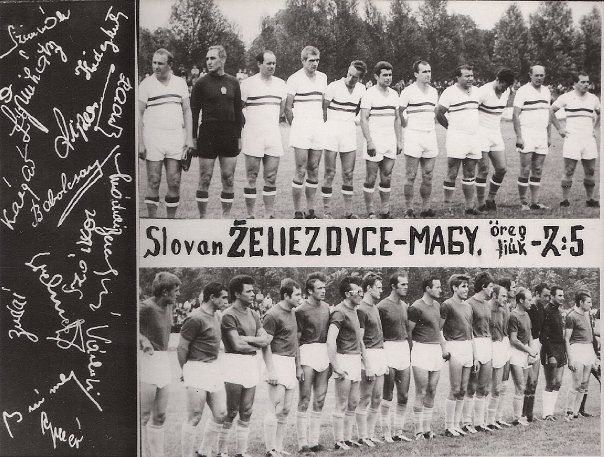 Az Aranycsapat Zselízen 1969-ben