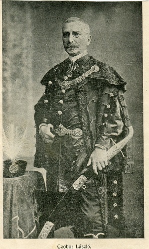 Czobor László portréja az 1907-as Honti Naptárból
