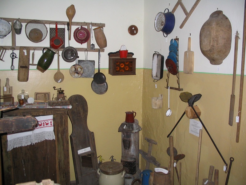 Konyhaeszközök a falumúzeum gyűjteményében
