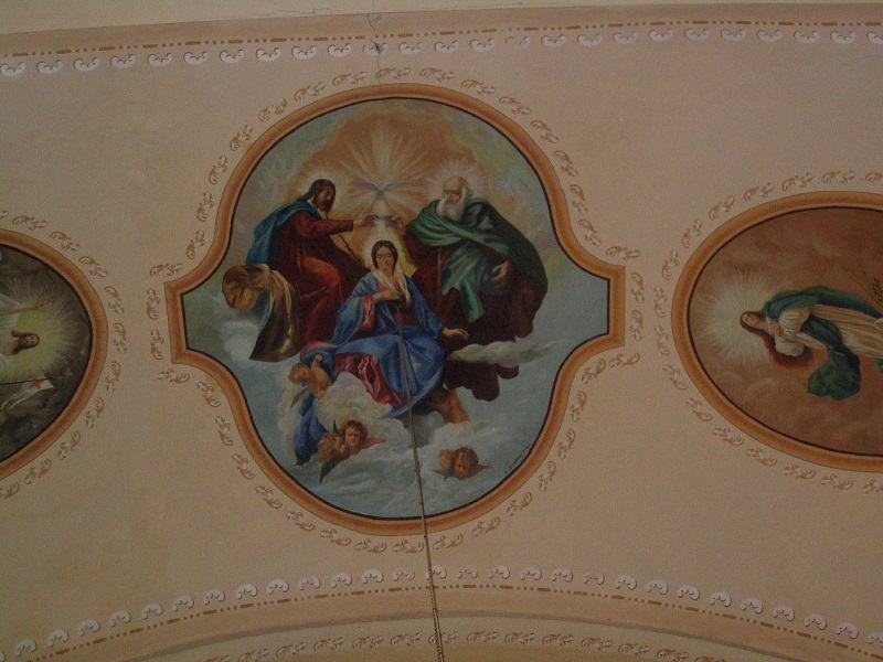 Mária megkoronázása. Kéméndi templom. Csáky K.felv 2007