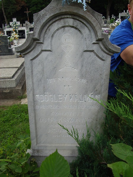 Ft. Csögley Kálmán síremléke Csáky Károly felvételén