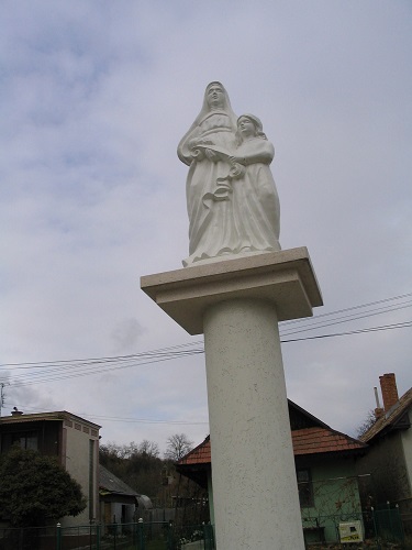 Szent Anna Máriával. Milan Klacko alkotása 2005. Kelenye