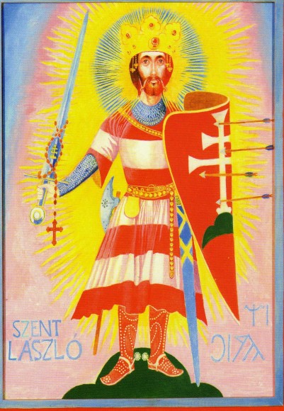 Szent László Somogyi Győző festményén