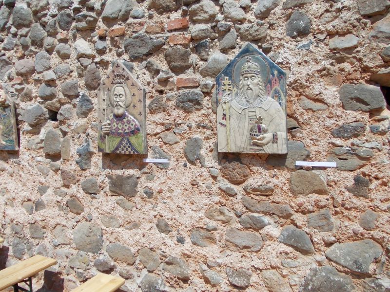 Az északi fal belülről Csáky Károly felvételén