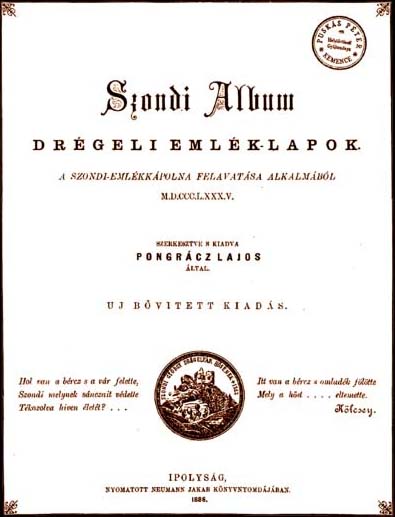 A Pongrácz szerkesztette Szondi Album