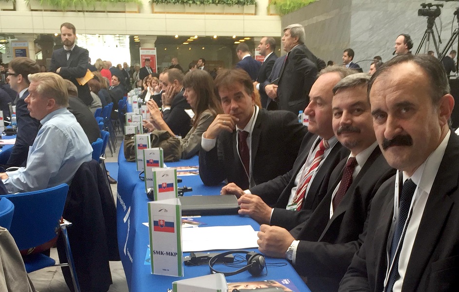 Az MKP küldöttsége az EPP kongresszusán Madridban