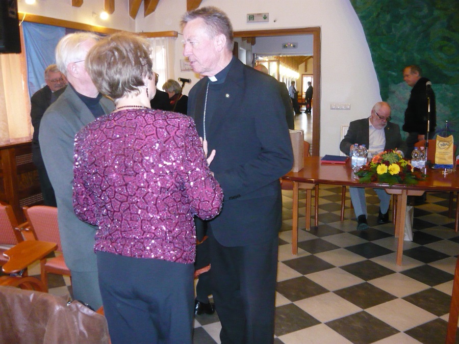 Beér Miklós Váci püspök is megtisztelte az ünnepeltet