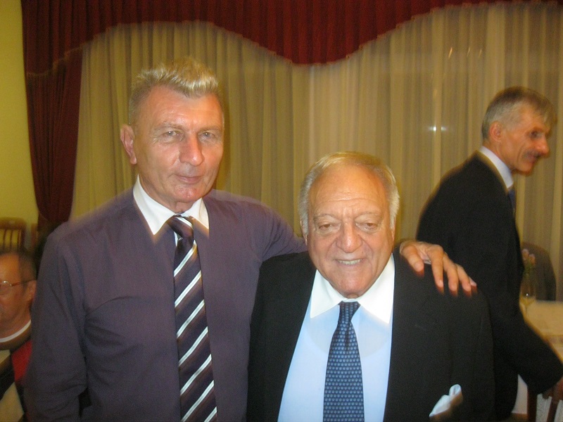 Révész Ferenc Aján Tamással a MOA elnökével