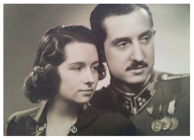 Lázár Flóra és Bezegh-Huszágh István 1943