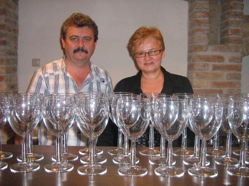 Palík László és felesége Klára