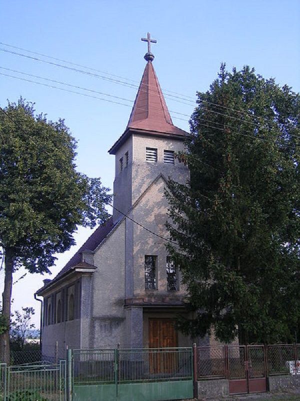A nagycsalomjai evangélikus templom Csáky Károly felvételén