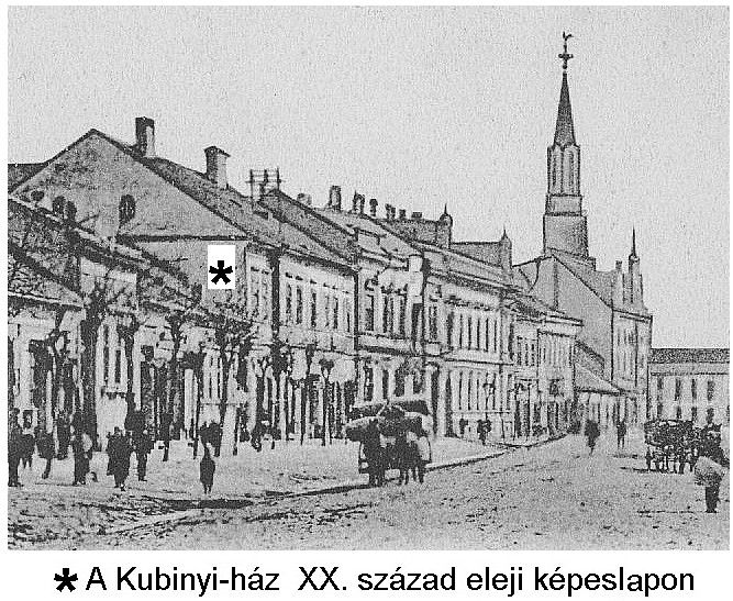 Kubinyi-ház képeslap