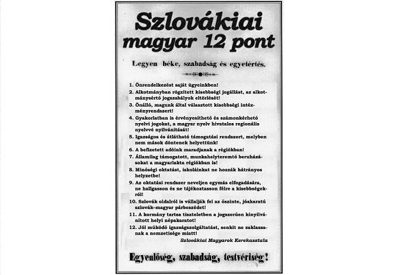 Szlovákiai magyar 12 pont