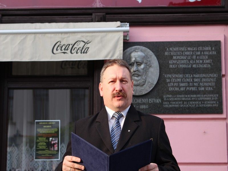 Mózes Endre, a Széchenyi Társulás elnökségi tagja. Fotó: Szalai Erika
