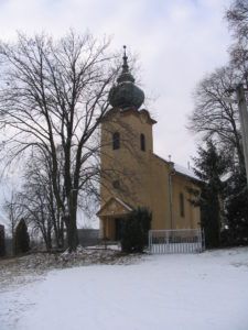 Az 1932-ben épült református templom. Csáky Károly felvétele