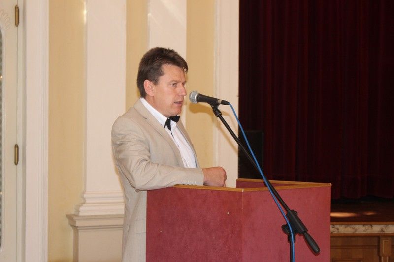 Varga Péter, a Gazda P.T. elnöke üdvözölte a jelenlévőket (Fotó: SZE)