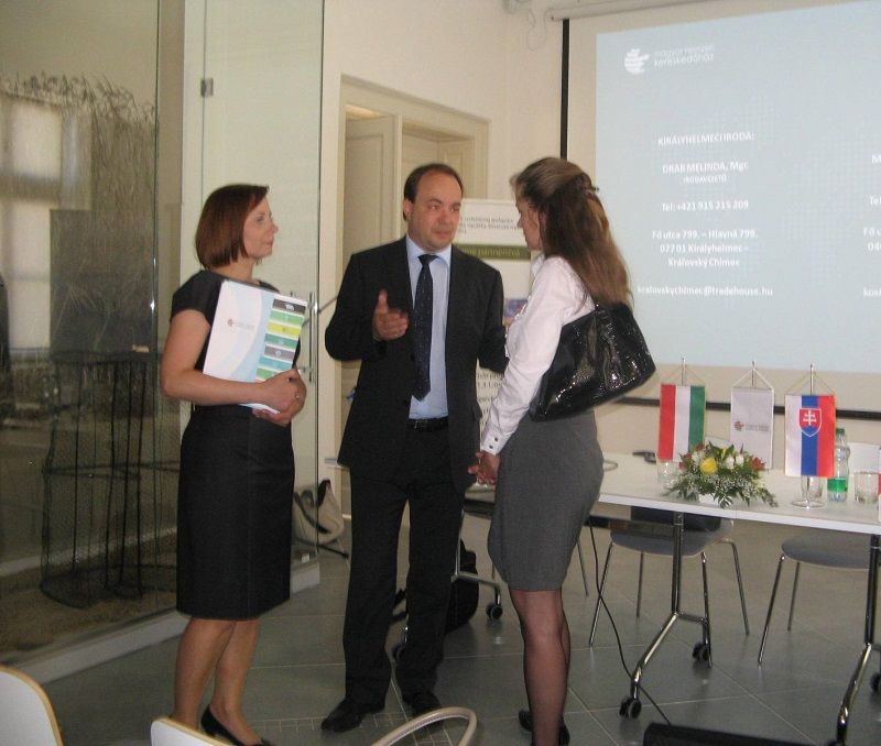 A szervezők (balról)_Drab Melinda (MNKH-Királyhelmec), Mihók Gábor (MNKH-Kassa), Dr.Nagy Szilvia (MFK-Budapest)