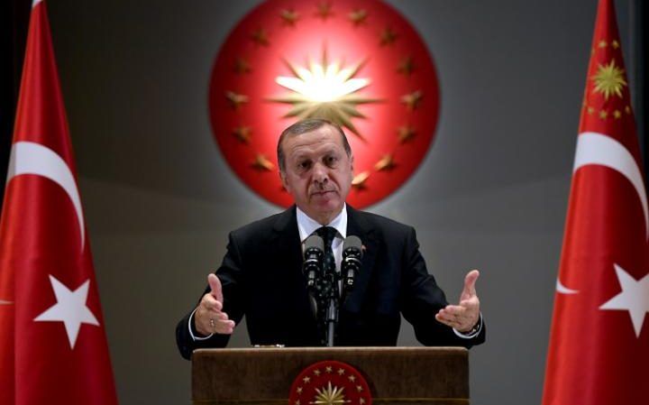 Erdogan, a keménykezű török elnök (Fotó: telegraph.co.uk)
