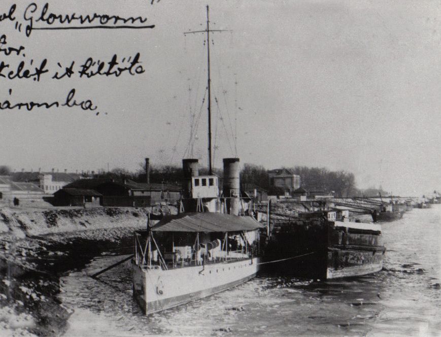 A brit hajó 1924 telét Komáromban töltötte (Fotó: a szerző archívuma)