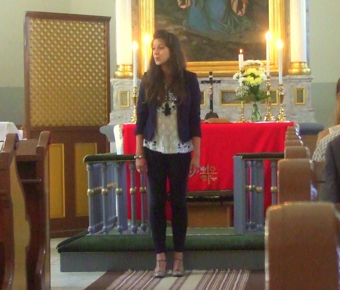 Szemerédi Bernadett énekli az Ave Maria-t Fotó: Sztakó Zsolt