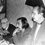 Ozsvald Árpáddal és Csontos Vilmossal a klubban (Fotó: Csáky Károly archívuma)