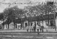 01 A nagysurányi vasútállomás 1920-ban
