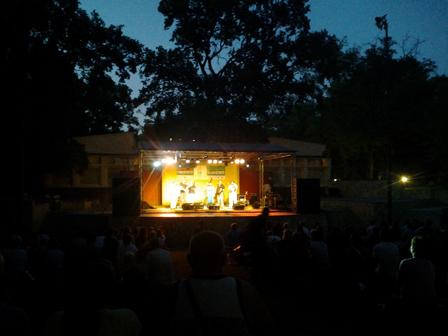 A Buda Folk Band fellépése