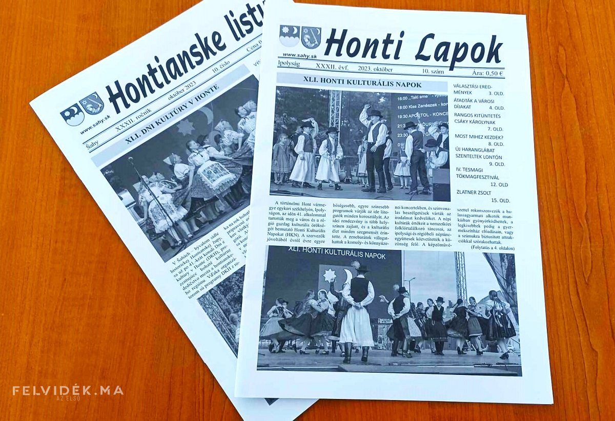 A Honti Kulturális Napokra és a régiós hírekre összpontosít a Honti Lapok