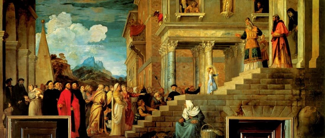 November 21-e: a Boldogságos Szűz Mária bemutatása a templomban