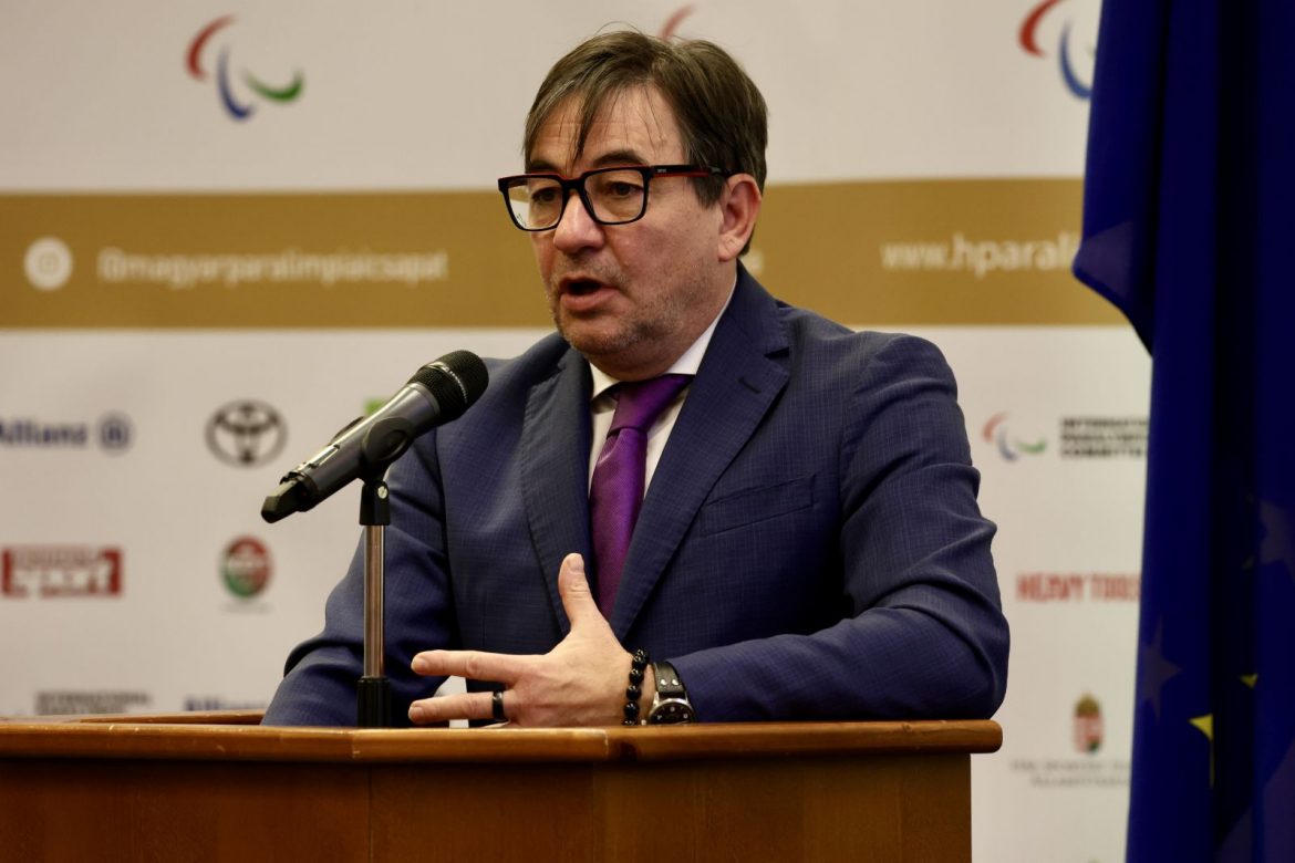 Szabó László, a Magyar Paralimpiai Bizottság elnöke (Fotó