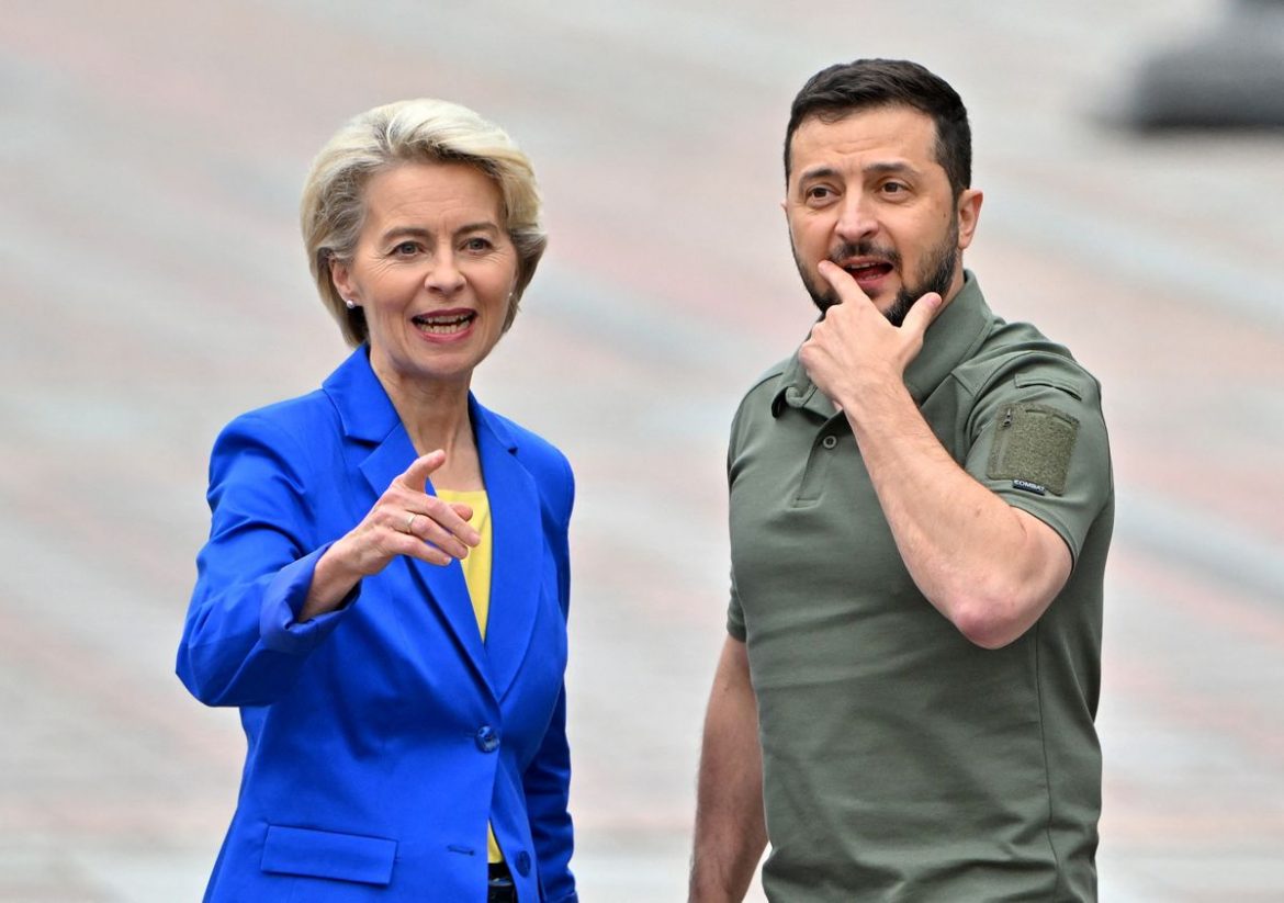 Ursula von der Leyen, Zelenszkij