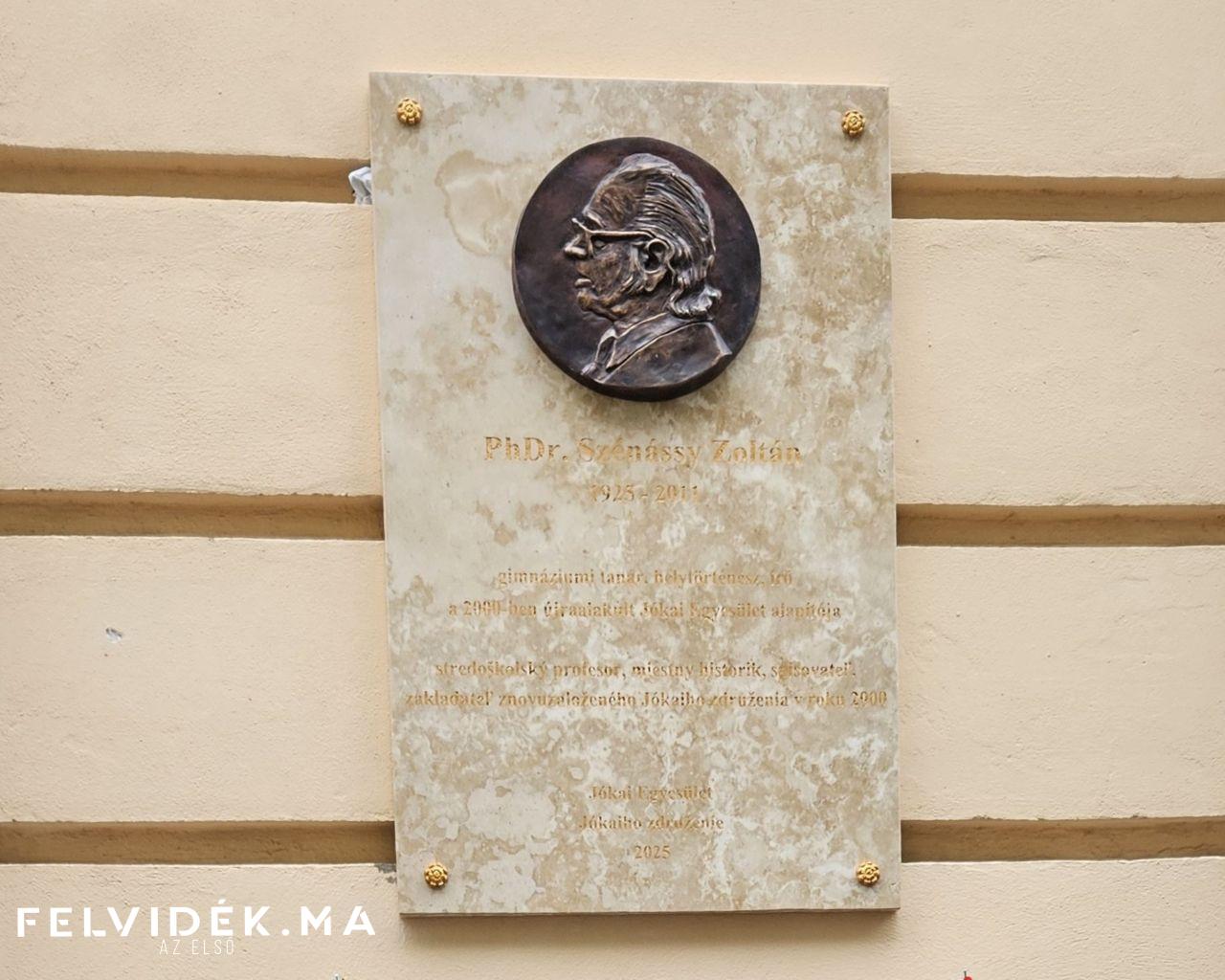 A száz éve született Szénássy Zoltánra emlékeztek Komáromban