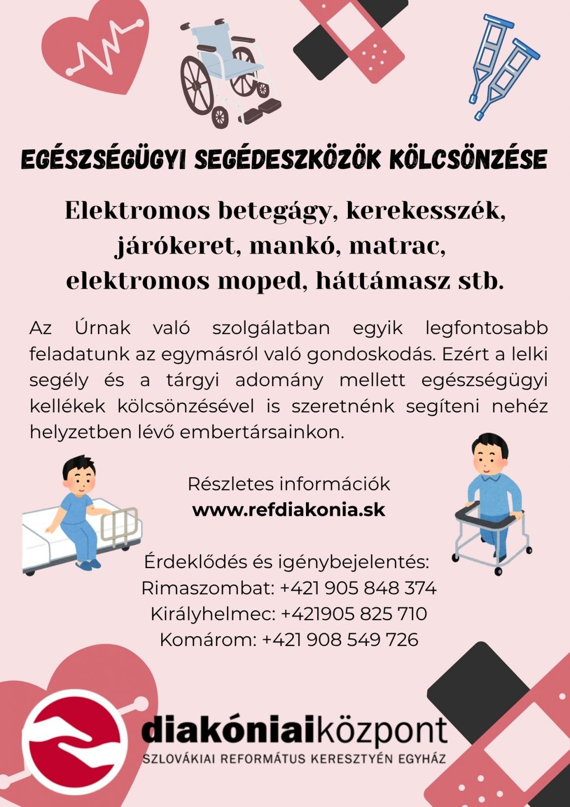 egeszsegugyi eszkozok kolcsonzese